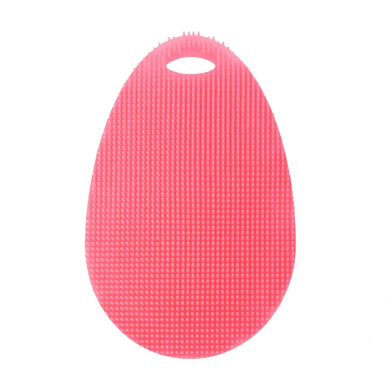 Силиконовые щетка для мытья посуду multi-function чистящие средства предметы домашнего обихода предметы первой необходимости - Цвет: Pink