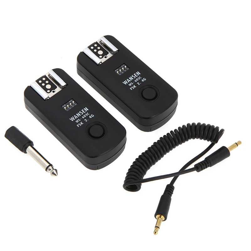 

WS-603C 2.4Ghz 16 Channels Wireless Flash Trigger Synchronized Shutter Release Remote Control Transceiver for Canon DSLR Camera