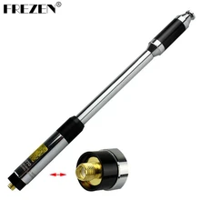Nova RH770 Dual Band 144/430 MHz Alto Ganho SMA-Feminino Telescópica Antena de Rádio Handheld para a Colheita Kenwood BAOFENG WALKIE TALKIE