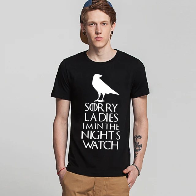2018 New Arrival Men Summer Fashion T Shirts Game Of Thrones Nights Watch Oath 2018 New Arrival Men Summer Fashion T Shirts Game Of Thrones Nights Watch Oath