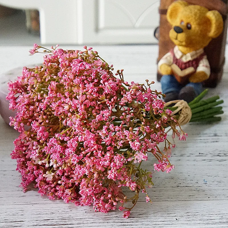 Цветы искуственные künstliche blumen цветы искуственные для декора 16 веток полный звезд искусственный букет декоративные шел