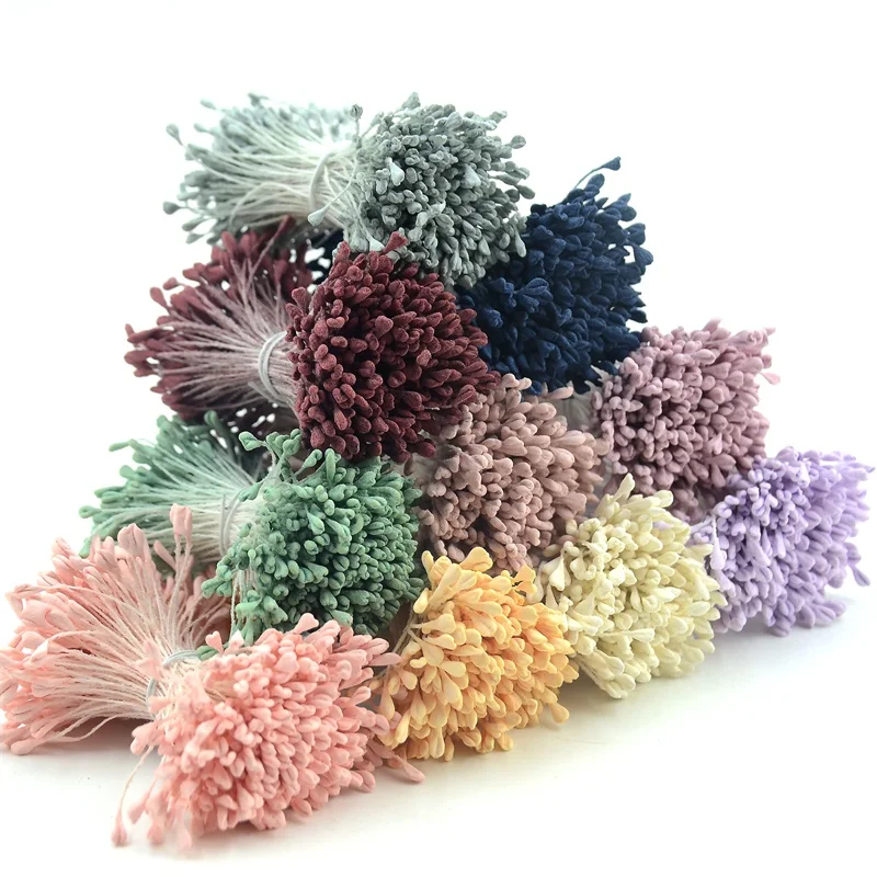 350pcs 5mm Mini Stamen Matte Handmade Artificial Flowers For Wedding Party Home Decoration DIY Flower Garland Craft Accessories 350pcs 5mm Mini Stamen Matte Handmade Artificial Flowers For Wedding Party Home Decoration DIY Flower Garland Craft Accessories