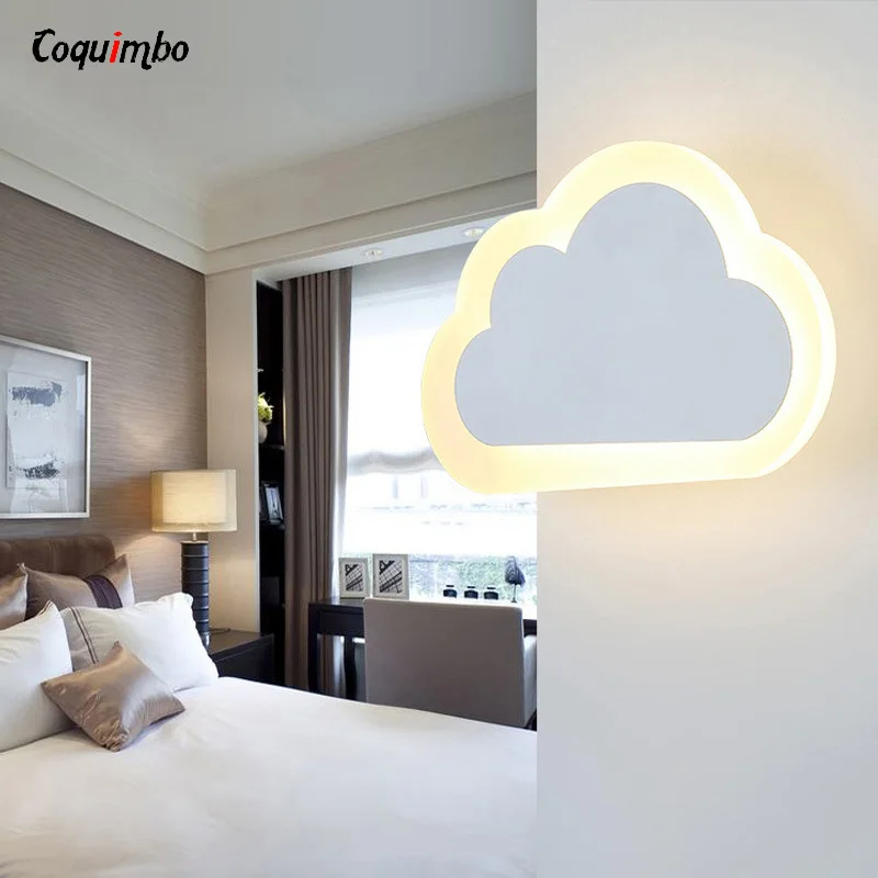 Buy Modern Led Cloud Wall Lamp Acrylic Lampshade