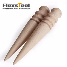 2 шт. DIY натуральный массив дерева круглый край плетеное долото для кожи набор горелок кожевенное ремесло инструменты