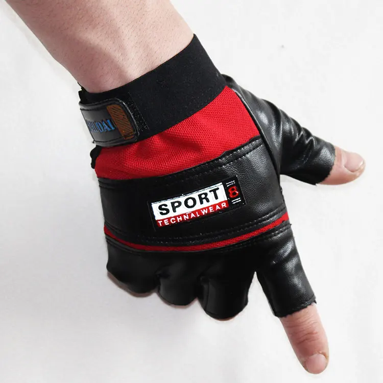 

Men's outdoor mountaineering glove summer thin sunscreen riding fitness drive half slip gloves