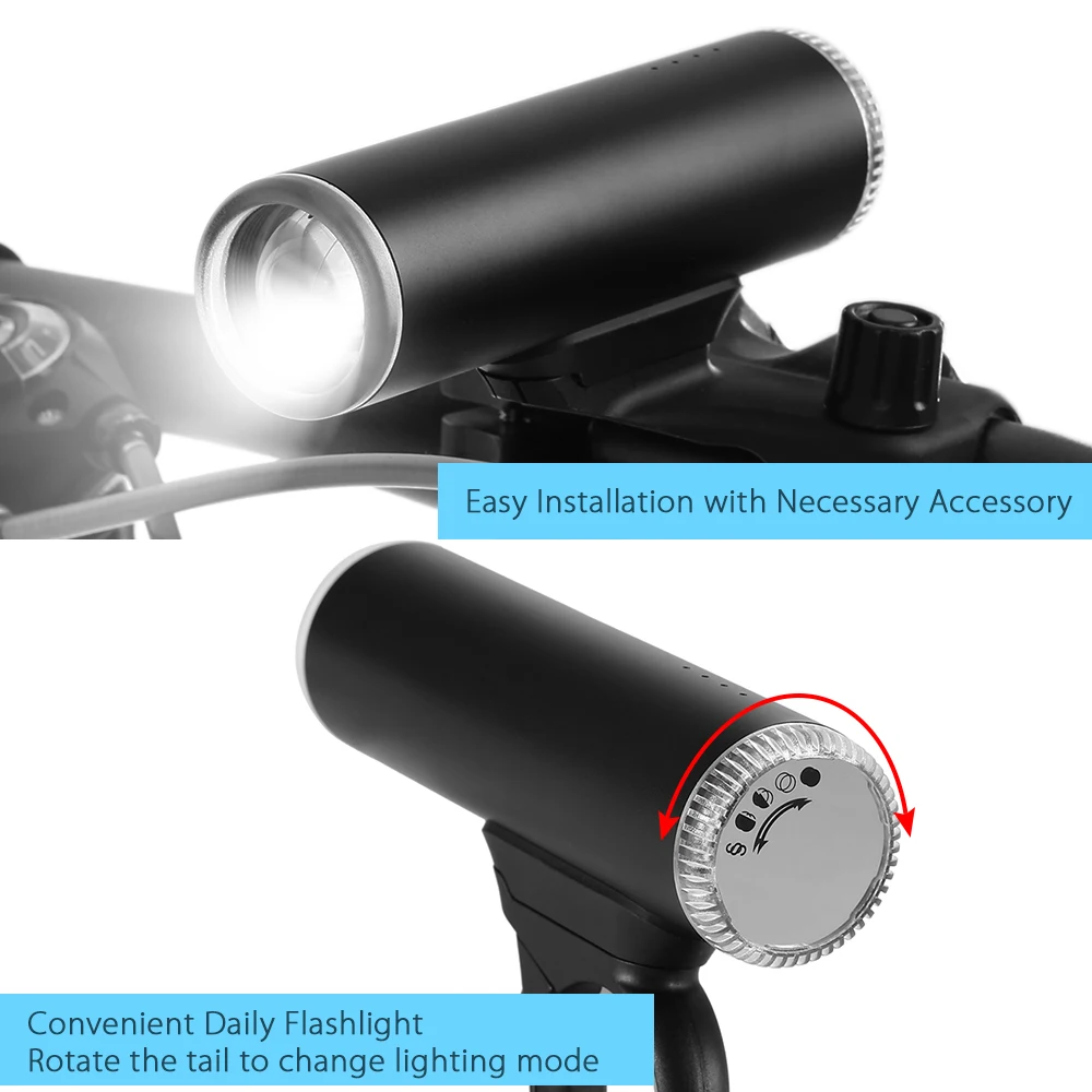 Perfect Induction Bicycle Front Light Set USB Rechargeable Smart Headlight  380-480Lumen 4 Mode LED Bike Lamp Cycle FlashLight 23