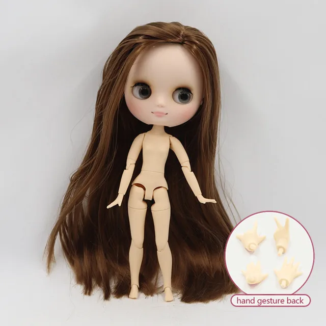 Кукла Middie blyth 20 см, шарнирное тело с жестом руки 1/8 bjd, модные куклы, фабричная Обнаженная - Цвет: -BL0623