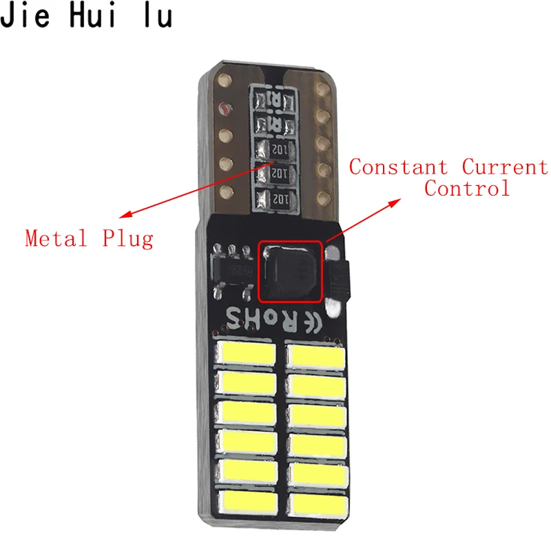 Автомобиль 1 шт. T10 светодиодный 4014 24 SMD 24smd парковочный светильник, дверной светильник для чтения, светильник s лампочка источника, задний светильник