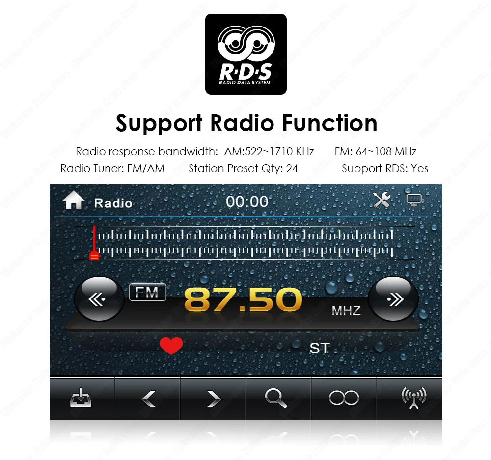 Best Universal 1 Din 7" Car Multimedia 1Din DVD CD MP5 Video Player Radio Car Auto Radio GPS Navigation Stereo 47 13