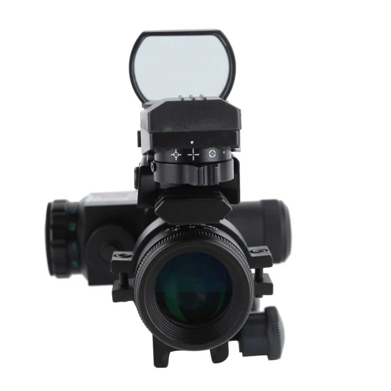 

2.5-10x40 Tactical Rifle Scope Precise Mil-dot Red Green Illuminated Red Laser Mount Rifle Scope Outdoor Hunting Accessories