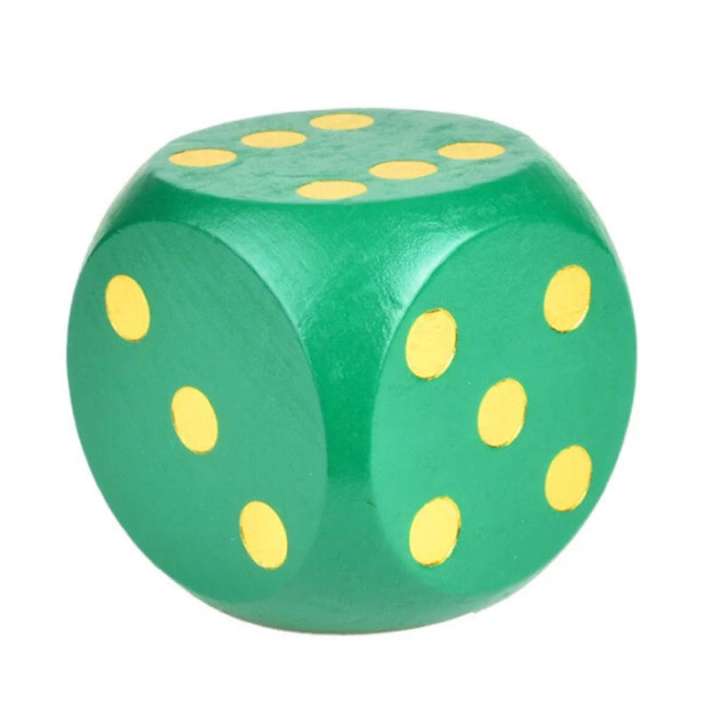 

Large Dice Wooden 6 Sided Toy For Family/Activity 5cm High Quality Hot Selling