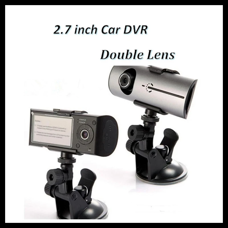 

2 in 1 2.7" TFT LCD FHD 1080P Dual Camera Car DVR with GPS Track 3D G-Sensor Cam Video Camcorder Cycle Recording Digital Zoom