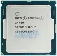 Процессор Intel Pentium G4400 g4400, 3 Мб кэш-памяти, 3,3 ГГц, LGA1151, двухъядерный процессор для настольных ПК