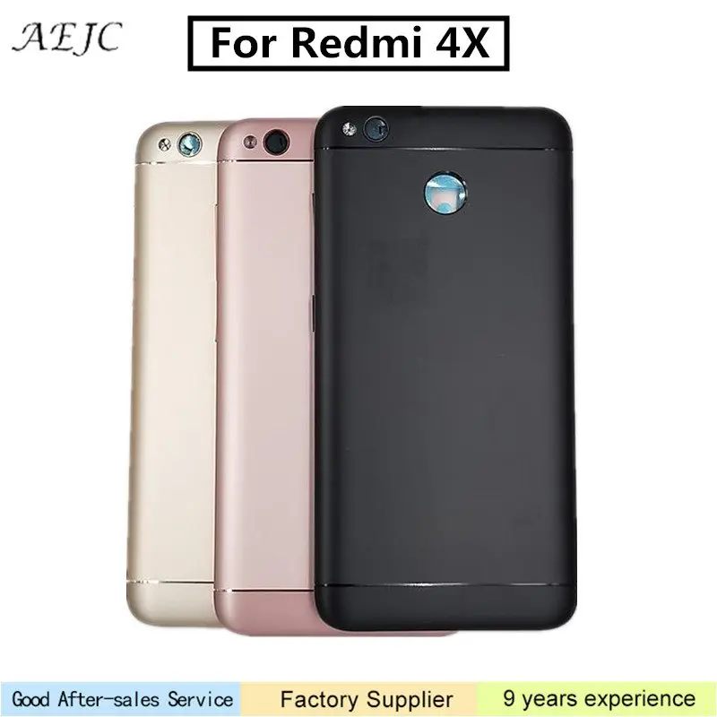 Задняя крышка для Xiaomi RedMi 4x задняя аккумулятора розовая черная золотая запасные