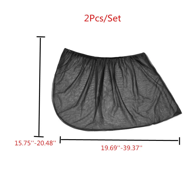2 шт. Автомобильная занавеска от солнца защита от ультрафиолета, от солнца козырек авто оконная крышка Защитная пленка для окна автомобильные аксессуары универсальные - Цвет: 2pc rear