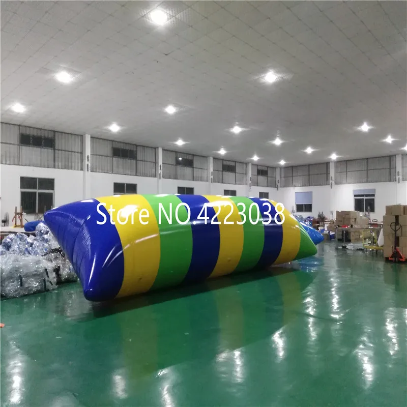Free Shipping 7m*2m Inflatable Blob Jumping Water Air Bag Catapult Pillow |