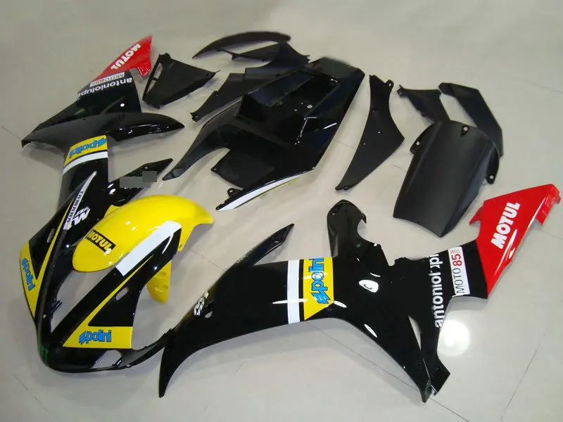 Комплект обтекателей для мотоцикла YZFR1 02 03 YZF R1 2002 2003 yzfr1 YZF1000 модный желтый черный