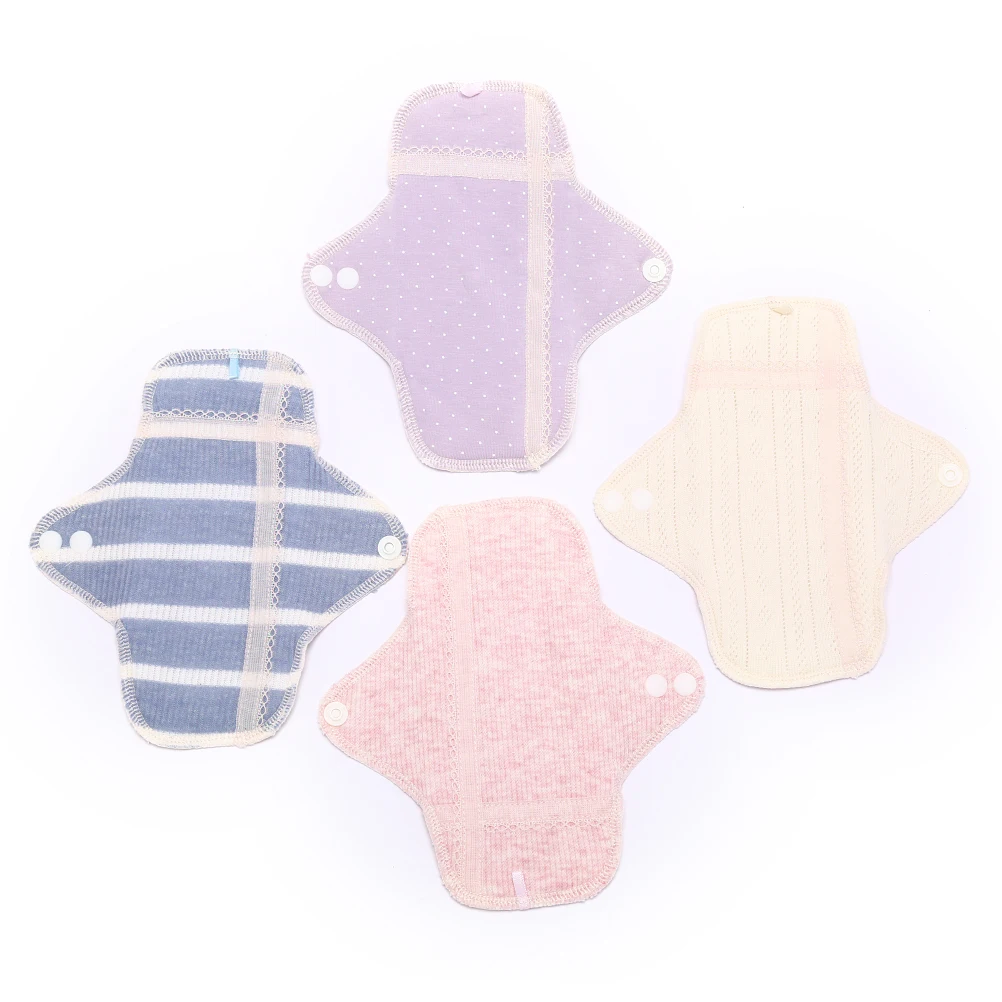 

Women Reusable Feminine Hygiene Sanitary Pad Washable Panty Liner Bamboo Cloth Menstrual Sanitary Nappy Towel Pad 16*7cm