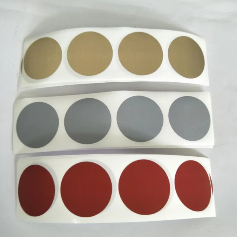 

100PCS 1" Inch Round Gold or Silver or red Scratch Off Stickers Labels Tickets Promotional Games Favors