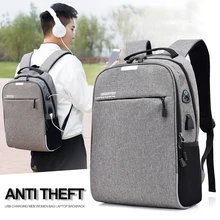 Men Bag Laptop Backpack Anti Theft Male 15.6 Notebook USB Bagpack Mens Travel Business School Backpack Anti-theft Back Pack Bags