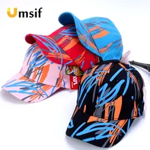 Новая мода лето хлопок граффити хип хоп бейсбольная кепка для женщин мужчин регулируемый пэчворк женский головной Убор От Солнца Мужская бейсболка