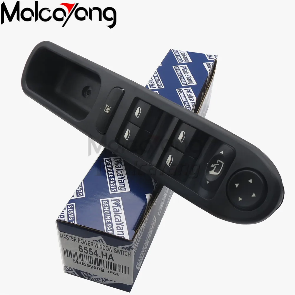 

Car Master Power Window and Rear View Mirror Switch 9 Pin For Citroen C4 2004-2015 6554.HA 6554HA