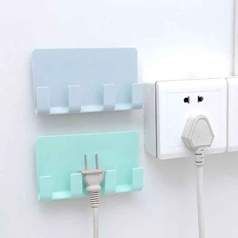 Practical Pop Wall Phone Holder Socket Charging Box