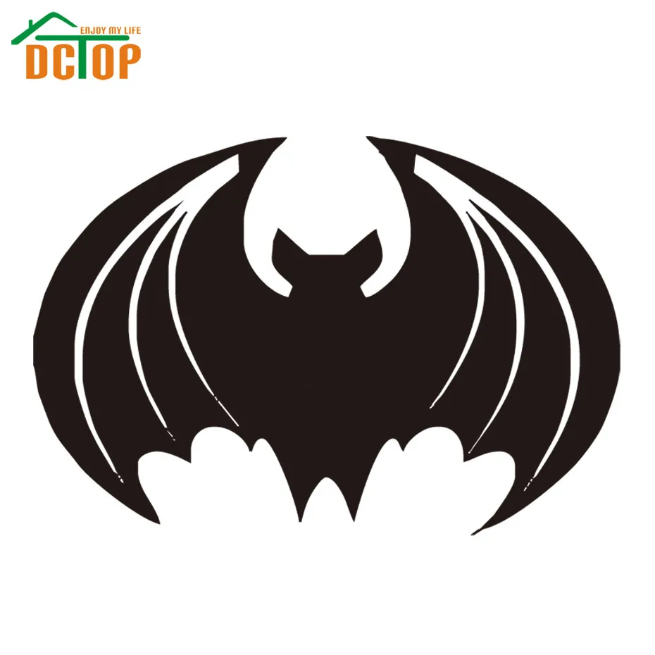 Party Black Bat Wall Art Decals Car Styling Window Auto Party Black Bat Wall Art Decals Car Styling Window Auto Switch Sticker Waterproof Removable Vinyl On Goods