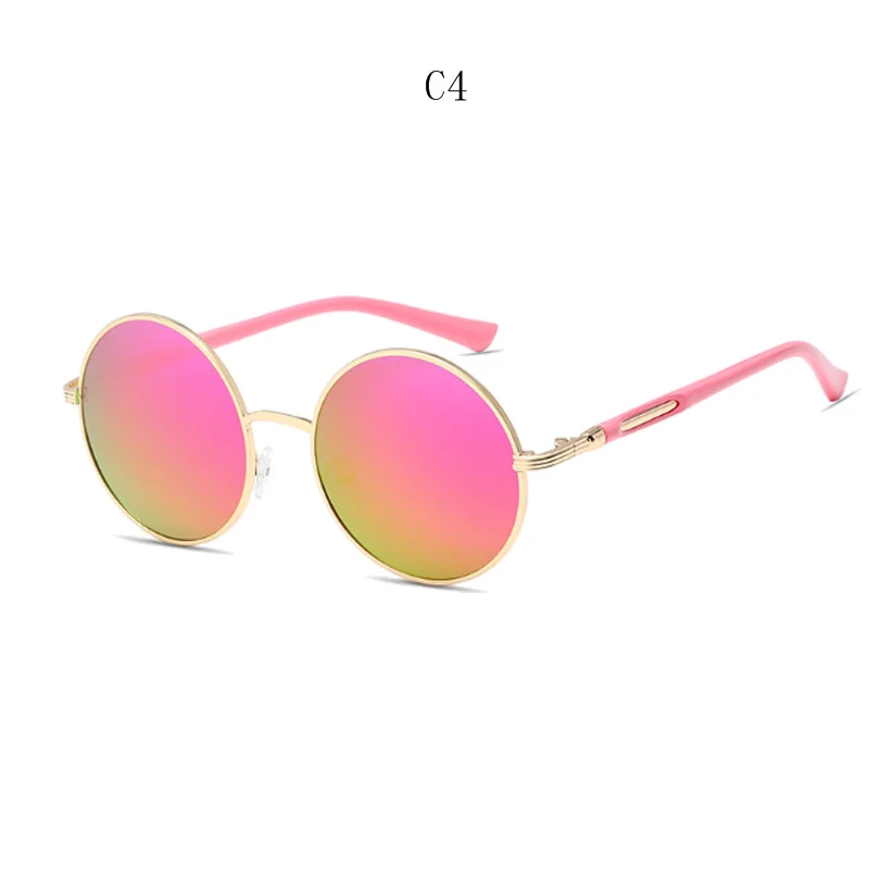best sunglasses for big nose BOYSEEN Vintage Round Sunglasses Women Reflective Sun glasses Female Women's Shades Brand Designer lunette de soleil UV400 601 designer sunglasses for women Sunglasses
