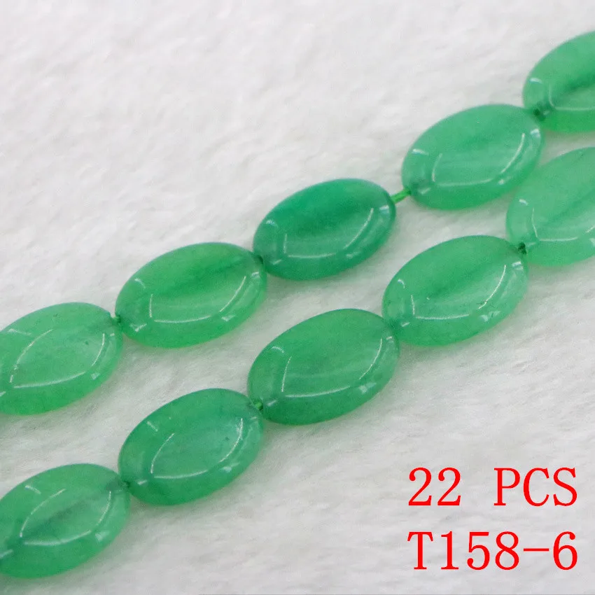 13X18mm oval denim natural aquamarine Amazon Jasper DIY necklace bracelet making fashion gift accessories (11)