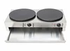Double Pans Electric Crepe Machine Pancake Maker Jianbing Pancake Okonomiya Snack Restaurant Kitchen Cooking Device 220V / 110V 2