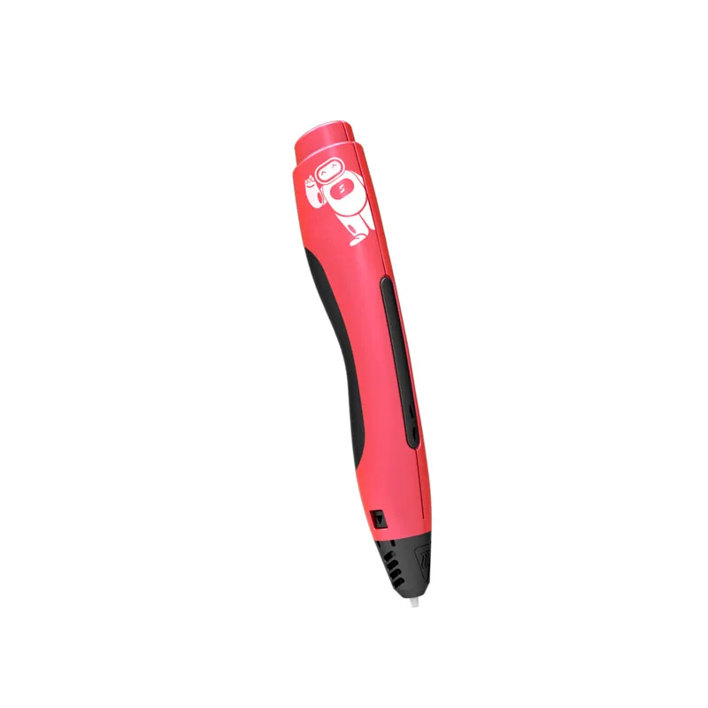 SL-400 Высококачественная интеллектуальная 3D Ручка для рисования, превосходная 3D Ручка для печати, усовершенствованная 3D Ручка с держателем безопасности - Цвет: Розовый
