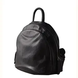 Высокое качество женский рюкзак 100% мягкие пояса из натуральной кожи рюкзаки обувь для девочек сумка мода путешествия рюкзак Маленькая