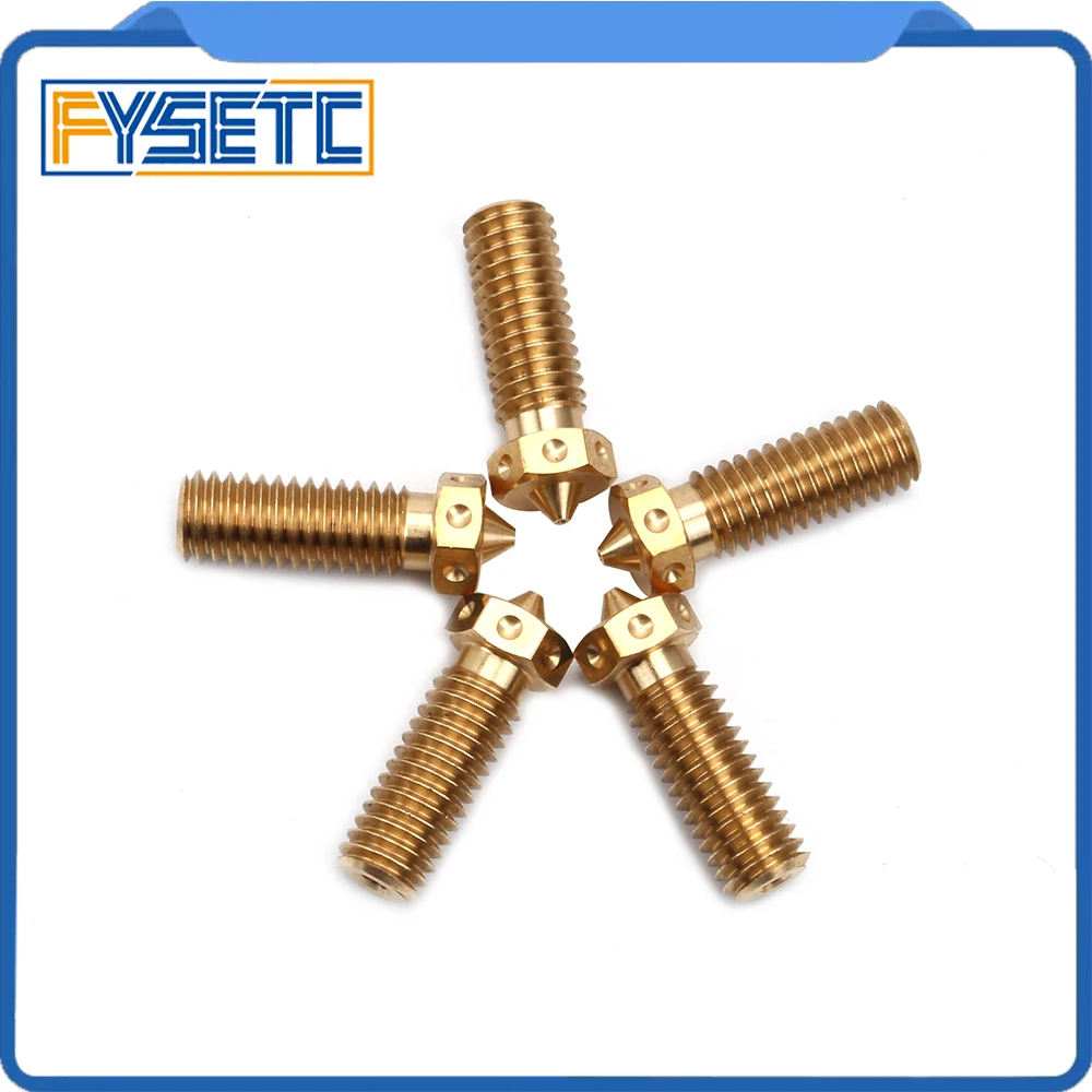

5pcs V6 Volcano Nozzle Super Quality For 3D Printers Hotend Volcano Upgrade Kit For E3D Volcano Hotend 1.75mm Filament