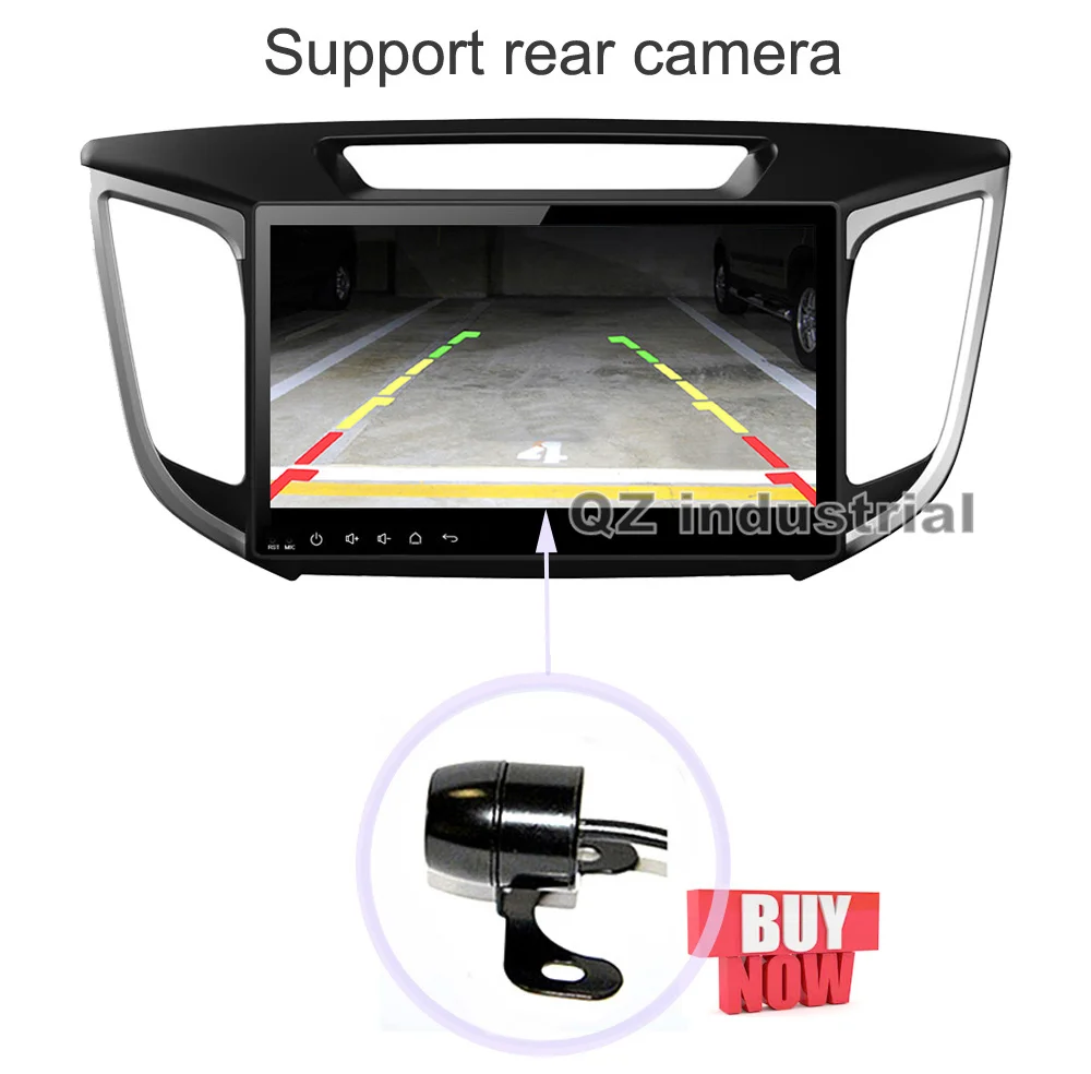 Perfect QZ industrial HD 10.1inch Android 8.1 T3 Car DVD Player For Hyundai Creta IX25 2014-2016 with 3G 4G WIFI Radio GPS Navi BT RDS 14