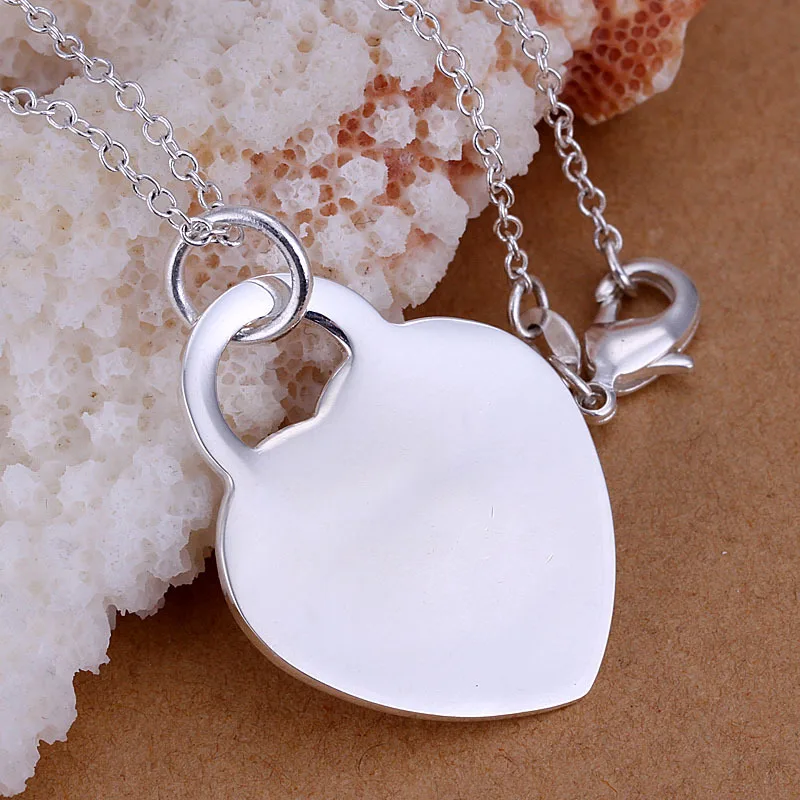 

Wholesale P138 925 silver fashion jewelry chains necklace 925 silver pendant Center license