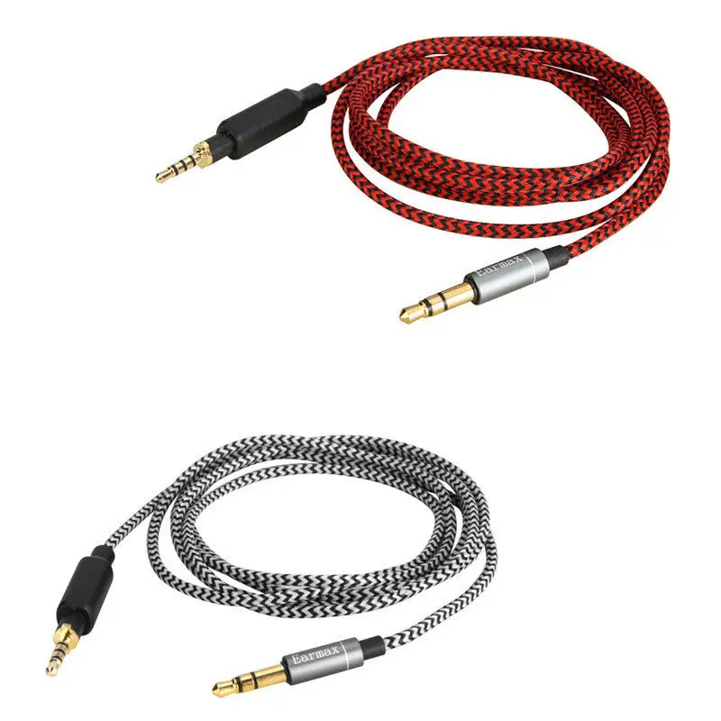 Replacement Audio nylon Cable For JBL J55 J55a J55i J88 J88a J88i