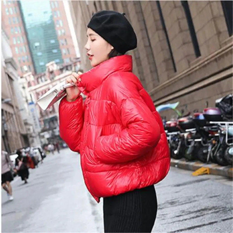

2018 New Ultra Light White Duck Down Jacket Slim Women Winter Puffer Jacket Portable Windproof Down Coat