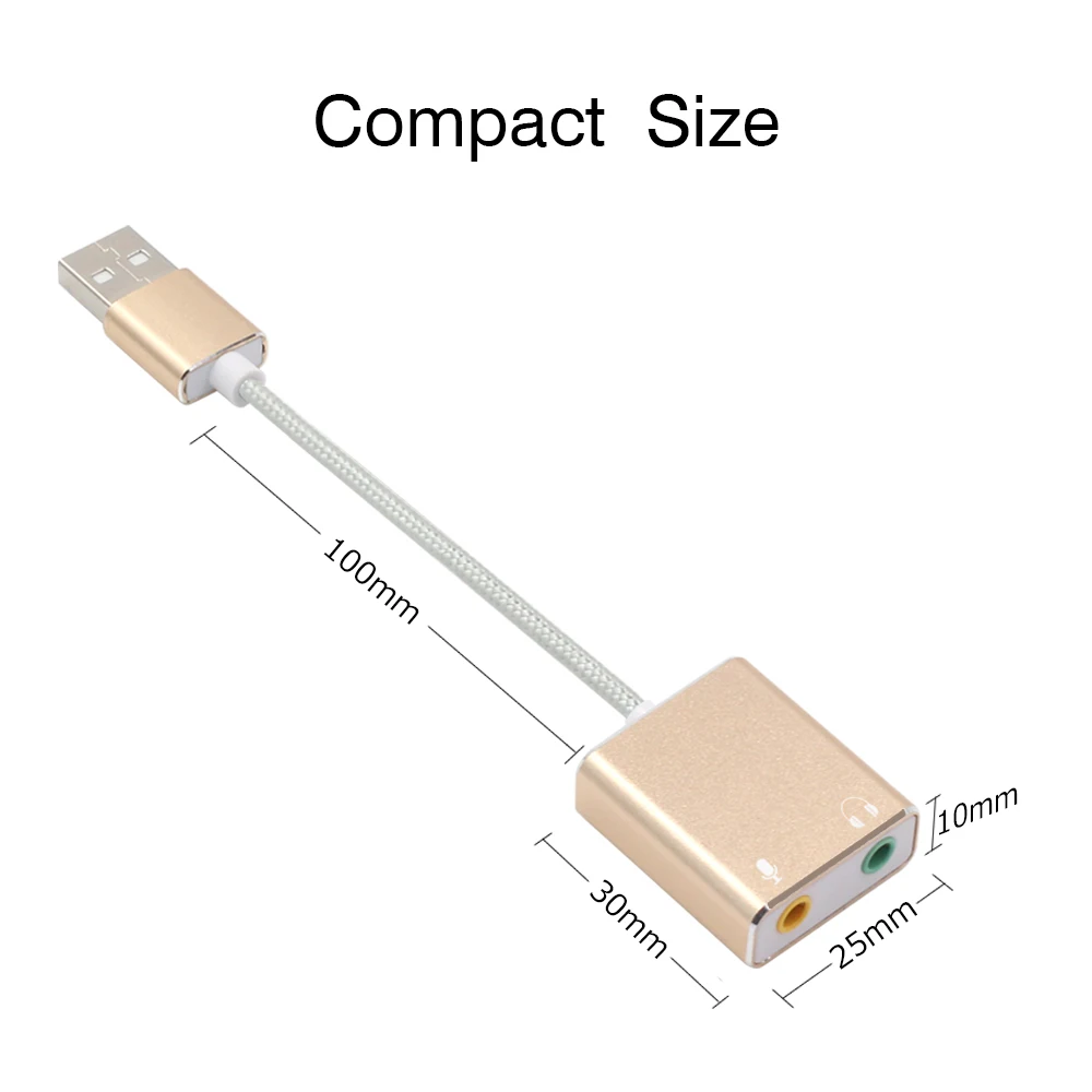 7,1 Внешняя USB звуковая карта Тип C/USB до 3,5 мм разъем USB аудио адаптер наушники микрофон для Macbook компьютер ноутбук ПК