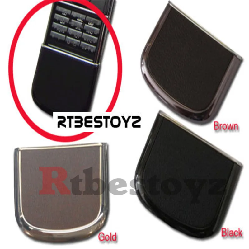 

RTBESTOYZ Leather front pull-down cover For Nokia 8800A 8800E 8800SA 8800 Arte Sapphire Battery Door Back Cover Housing