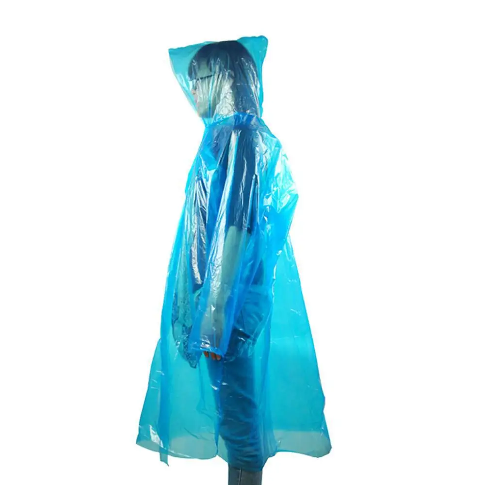 10pcs Intensify thickening Disposable raincoat Adult Travel Emergency