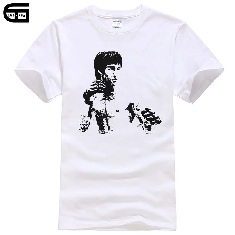 

Chinese Kung Fu Superstar Bruce Lee Short Sleeve T-Shirt Men Summer Fashion Hipster Fitness Bruce Lee Print T Shirt For Man T148