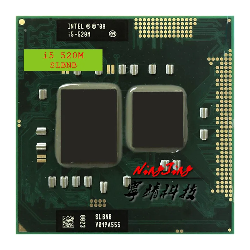 

Intel Core i5-520M i5 520M SLBNB SLBU3 2.4 GHz Dual-Core Quad-Thread CPU Processor 3W 35W Socket G1 / rPGA988A