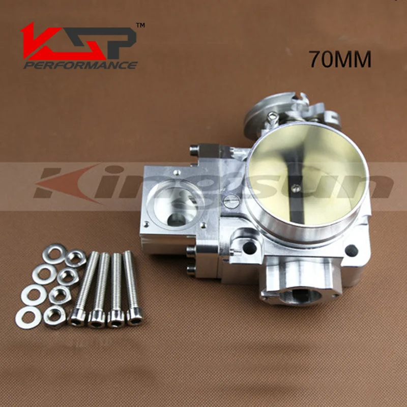 Kingsun 70mm CNC Intake Manifold Throttle Body Fit For Mitsubishi EVO