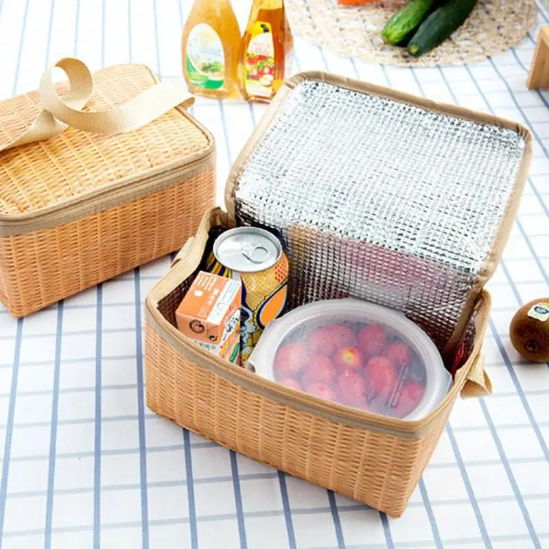 Переносные сумки для обедов с изоляцией, дизайн, Термосумка-холодильник для ланча, сумка для хранения, контейнер для пикника, сумка для пикника