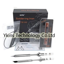 Интеллигентая(ый) программируемый цифровой электрический ЖК-дисплей TS100 мини паяльник для подключения к Управление терминал TS-I TS-K/TS-BC2 TS-I/TS-D24 TS-K