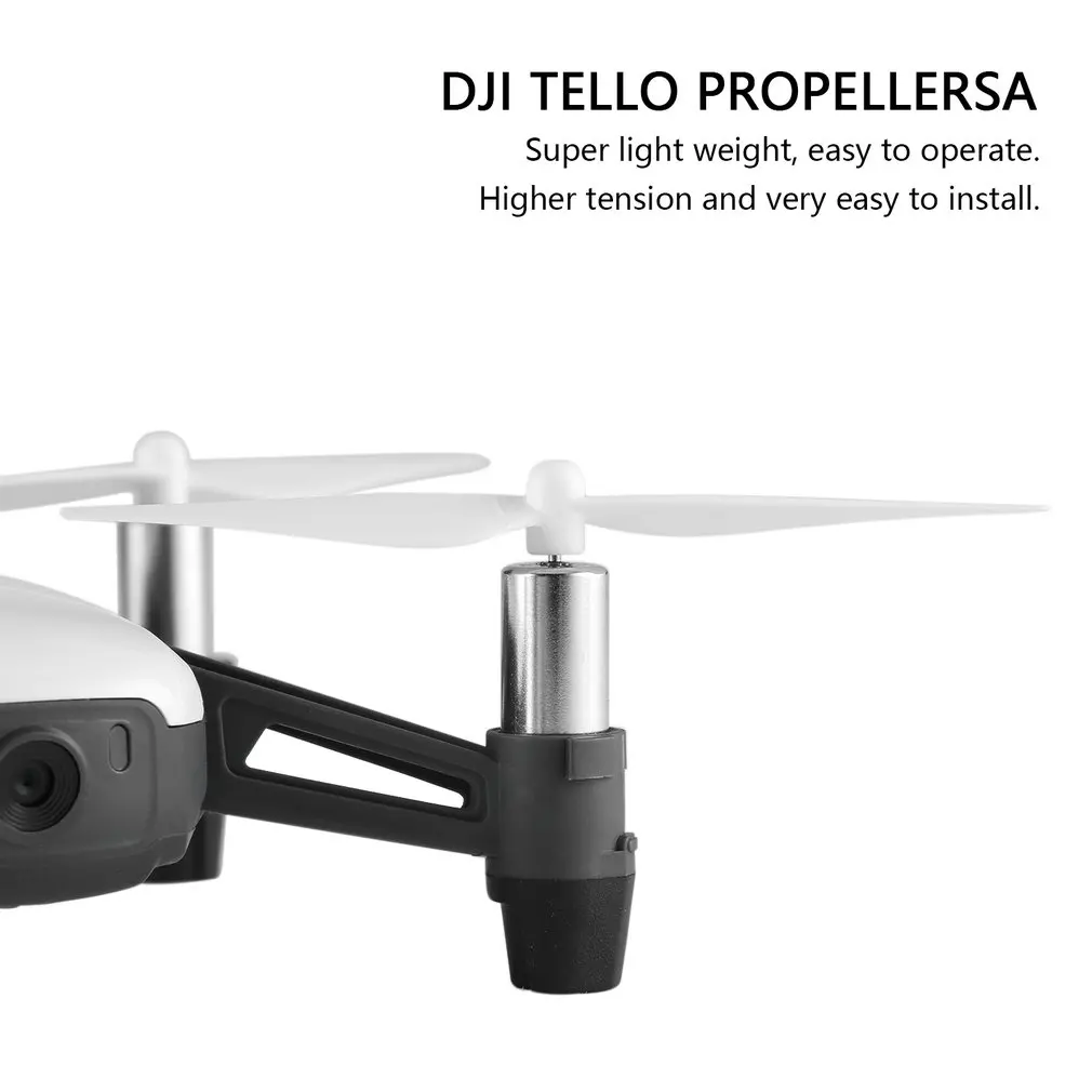 4 шт. красочные пропеллеры TELLO Quick Release пропеллеры для DJI TELLO Дрон реквизит Замена легкий лопасть пропеллера