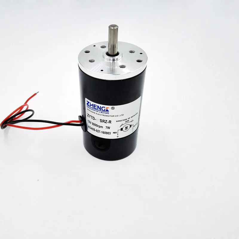Redondo do Motor v da C.c. de Zhengke Eixo Zytd-50srz-r 50mm 7 w 8 12 v - 24 7 v da c.c. de zhengke ZYTD-50SRZ-R 50mm 7 7 w 8 w