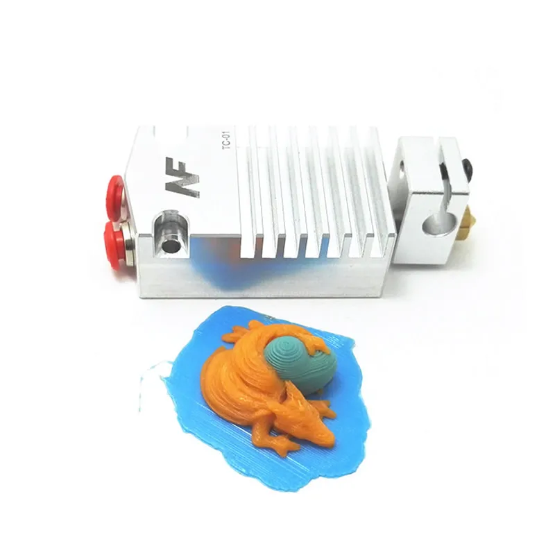 

NF TC-01 3D printer extruder hot end two in one out two-color print head single nozzle color change function