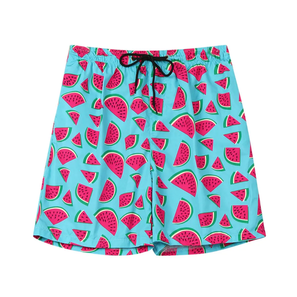 

Free Shipping Men's Victor Watermelon Printing Quick Dry Beach Swimming Trunks Beach Shorts Sportwear Water Sports Shorts N20
